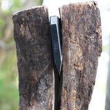 KAKURI Japanese NATA Small Hatchet Tool 5.3" [Double Bevel] Made in Japan, Japanese Wood Splitting Axe for Firewood KAKURI