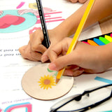 80pcs Unfinished Wood Circle 3 Inch Wooden Circles for Crafts for Wooden Coasters, DIY Crafts and Home Decoration Blank Wood Slices Children and ingsi