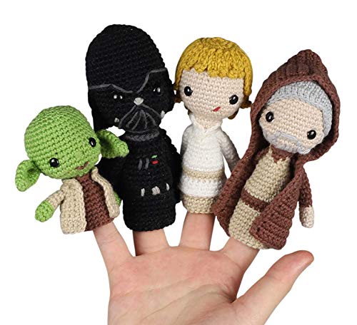 Star Wars Crochet Finger Puppets (Crochet Kits) - WoodArtSupply