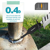 Halaron Reciprocating Saw Saber Blade,Heavy Duty Carbon Steel Scraping Tool Attachment Blades for Reciprocating Saws- Multifunctional Carbon Steel HALARON