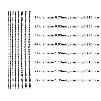 Coping Saw Heavy Duty Metal Woodworking Hand Saw Fast Cutting Non-slip Hacksaw,8 Pieces Scroll Saw Blades with Spiral Teeth, For Woodworking Jewelry - WoodArtSupply