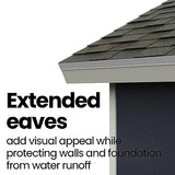 Handy Home Products Scarsdale 10x16 Do-It-Yourself Wooden Storage Shed Handy Home Products