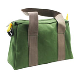 BLIRITEL 12 Inch Wide Mouth Tool Bag, Heavy Duty Canvas Tool Storage Bag, Large Capacity Handbag, Multi-function Tool Organizer Tote Bag for Storage BLIRITEL