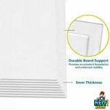 KEFF Canvases for Painting - 8x10 12 Pack Art Paint Canvas Panels Set Boards - 100% Cotton Primed Painting Supplies for Acrylic, Oil, Tempera & KEFF