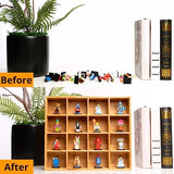 DECORLUXES Minifigures Miniature Display Case Collectibles Display Shelves Rack for Figures, Shot Glasses, Collection, Floating Shelf, Figurine Shelf DECORLUXES