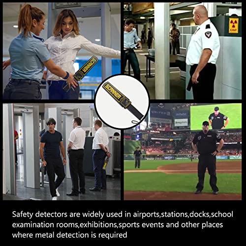 NATOTINORCH Handheld Metal Detector Wand,High-Sensitivity Security Detector Wand, for Security Inspection, Detection of Various Electronic Products, Natotinorch