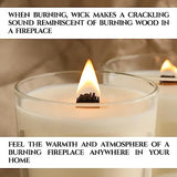 200PCS Wicks Wooden Set for Candles – 100 Wooden Wicks and 100 Candle Wick Clips for Candle Making Supplies Wood Candle Wicks for Soy Wax Wood Wicks YARRD