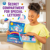 GirlZone Unicorn Cosmic Galaxy Writing Set for Girls, 45-Piece Letter Writing Kit for Creative Girls, Magical Unicorn Gift for 10 Year Old Girl GirlZone