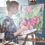 ARTEZA Metallic Acrylic Paint, Set of 36 Colors, 0.74 oz/22 ml Tubes with Storage Box, Rich Pigments, Non Fading, Non Toxic Paints for Artist & Hobby ARTEZA