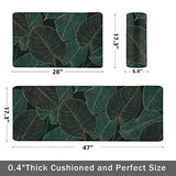 Kitchen Mats for Floor Cushioned Anti Fatigue Mats for Kitchen Floor Green Kitchen Floor Mat Memory Foam Boho Kitchen Rugs Luxury Kitchen Runner chiinvent