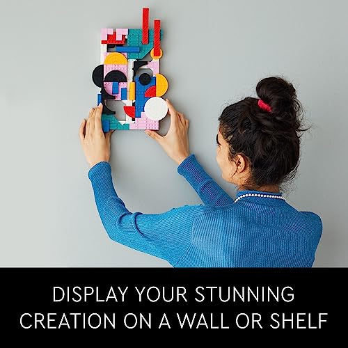 LEGO Art Modern Art 31210 Build & Display Home Décor Abstract Wall Art Kit, Birthday Gift Idea for Artistic People, Set for Teens or Adults Who Enjoy LEGO