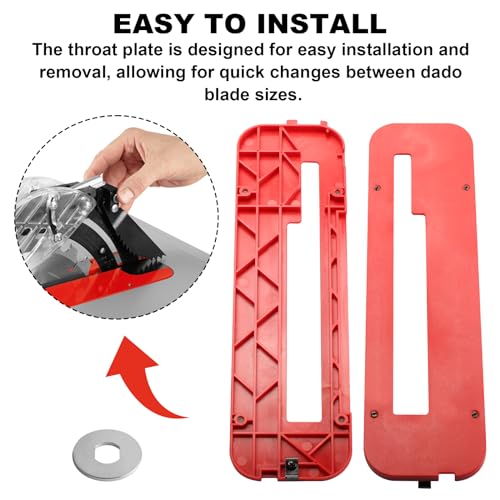 TS1007 Dado Throat plate fits for Bosch 4000 and 4100 table saw GEAIN