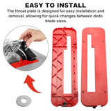 TS1007 Dado Throat plate fits for Bosch 4000 and 4100 table saw GEAIN