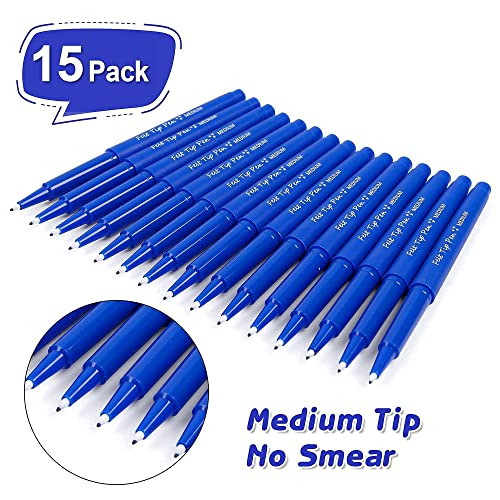 Lelix Felt Tip Pens, 60 Pack Medium Point Felt Pens, Felt Pens For Jou –  WoodArtSupply