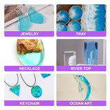 Deep Pour Epoxy Resin, 3 Gallon 2 to 4 Inch Depth Epoxy Resin Kit Crystal Clear Bubble Free High Gloss Self Leveling for River Table Top, Bar Top, Toykung