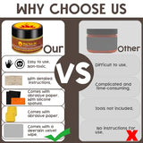 1DFAUL Wood Burn Paste Pen Kit, 4OZ Wooden Burning Gel, Double Sided Wood Burn Marker Kit for DIY Beautiful Wooden Burning in Minutes, Perfect for 1DFAUL