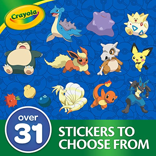 Crayola Pokémon Squirtle Coloring Art Case, 71+ pcs., Coloring Pages and Markers, Gift for Kids, Ages 4, 5, 6, 7, 8 Crayola