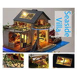 UniHobby DIY Miniature Dollhouse Kit,UniHobby DIY Dollhouse kit Tiny House Wooden Toy Gift with Furniture Dust Proof LED Lights for Adults UniHobby