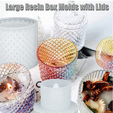 ZQYSING Storage Jar Resin Molds, Large Jar Silicone Molds with Lids Jewelry Trinket Storage Container Vase Box Molds for Epoxy Resin Casting Home ZQYSING