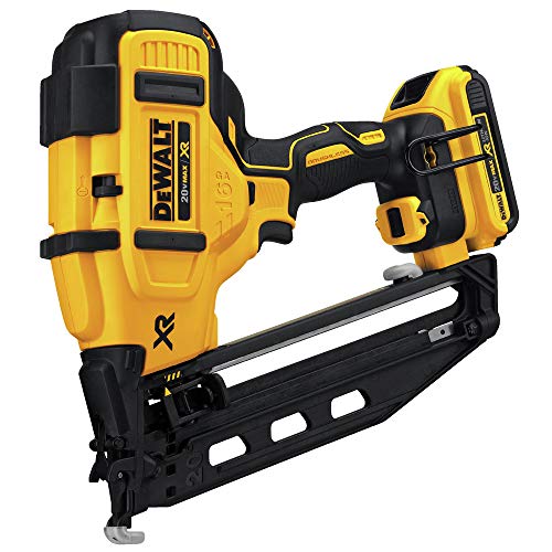 DEWALT 20V MAX* XR Finish Nailer, Angled, 16GA (DCN660D1) DEWALT