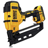 DEWALT 20V MAX* XR Finish Nailer, Angled, 16GA (DCN660D1) DEWALT
