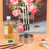 MyLifeUNIT Portable Artist Brush Washer, Paint Brush Cleaner with Wash Tank & Removable Screen MyLifeUNIT