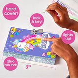 Just My Style Light Up Diary, Personalized Journal With Lock and Key, Great Gift For Girls & Tweens, Perfect for Summer Camp or Sleep-Away Camp, Gel Just My Style