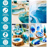 Epoxy Resin - 2 Gallon Clear Crystal Coating Resin Kit, 2 Part Casting Resinfor Art, Craft, DIY Jewelry Making, River Tables, Molds, Wood, No SigWong