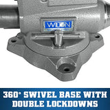 Wilton 5-1/2" Mechanics Pro Bench Vise, 5" Jaw Opening, 3-5/8" Throat (Model 855M) Wilton