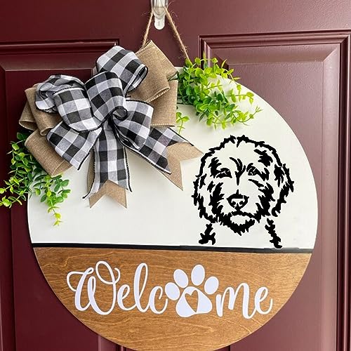 16 Pieces Dog Stencils Dog Paw Print Stencil Love Sunflower Heart Dog Stencils for Painting on Wood Reusable Painting Templates for DIY Crafts Boqon