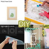 5 Pack 12x12x.02” Clear Plastic Sheet, Plexiglass Craft Plastic Sheets PET Flexible Lightweight Clear Plastic Sheets for DIY Craft Projects, Picture BEAIMUXI