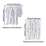 HyzaPhix Dagger Resin Molds Keychain Epoxy Casting Mold Scary Knife Silicone Mold Jewelry Making Supplies Michael Myers for DIY Pendant Horror HyzaPhix