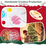 Acrylic Circles 3 Inch Acrylic Ornament Blanks for Crafts, 30 Pieces Round Blanks Acrylic Ornaments Plexiglass Circles Clear Glass Disc Ornaments JINMURY