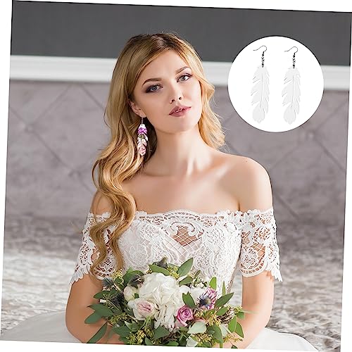 Anneome 5 Pairs Sublimation Earrings Bracelet Blanks for Jewelry Making Earring Blanks for Sublimation Printing Earring Hooks Teardrop Earrings DIY Anneome