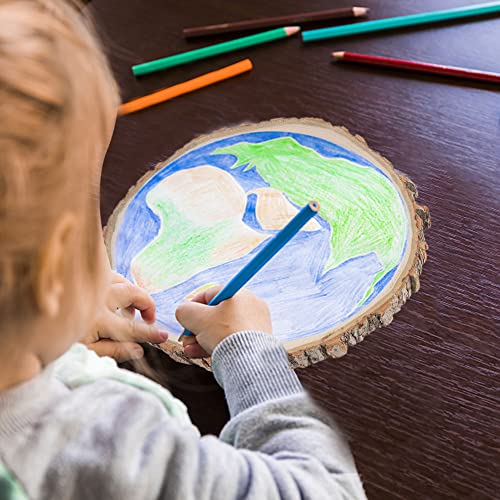 Unfinished Wood Slices Large Wood Slices for Crafts, Wood Centerpieces for Tables Wood Slabs Prsildan