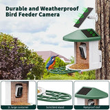 HARYMOR Bird Feeder with Camera with AI Identify Bird Species Solar Panel, Smart Bird House with Cam, Live View, Instant Arrival Alerts, Capture Bird HARYMOR