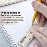 BAZIC Wooden Ruler 12" (30cm), Singel Metal Edge, Inches Centimeter Metric Measuring Drafting Rulers, for Students School Supplies, 1-Pack BAZIC Products
