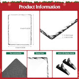 WANZELONYO Sublimation Slate Blanks 4x6 Inch Sublimation Plaque Rock Stone Picture Photo Plate 6 Pack Bulk WANZELONYO