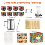 WINORD Candle Making Kit, Candle Making Supplies with Beeswax,Wicks,Wax,Tins,Pot,Holders-Complete DIY Arts and Crafts Set for WINORD