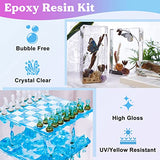 LET'S RESIN 80oz Crystal Clear Casting Resin Kit,Bubbles Free Epoxy Resin Supplies,Clear Resin for Craft,Tumblers,Molds,Jewelry,Resin and Hardener LET'S RESIN