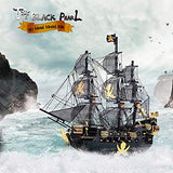 Piececool 3D Metal Puzzles for Adults, Black Pearl Pirate Ship Model Kits with DIY Tools, Watercraft Metal Model Building Kit for Birthday Piececool