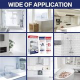 Porcelain Repair Kit, Tub and Tile Repair Kit, Super Strong and Durable Bathtub Repair Kit, Quartz Countertop Repair Kits for Ceramic, Porcelain, Yeardera