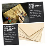 VILLCASE 5pcs Board Basswood Nativity Crafts Unfinished Wood Blocks Thin Wood Plywood Squares Wood Squares for Craft Wood Crafts Unfinished Thin VILLCASE