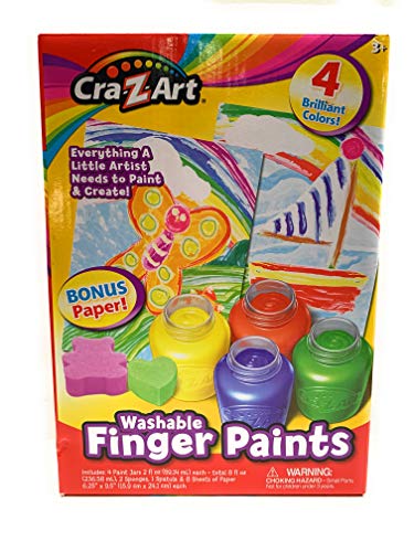 Cra-Z-Art Finger Paints with Paper - WoodArtSupply