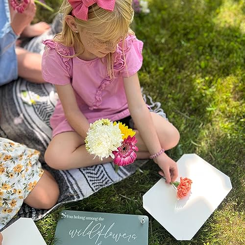 Hygge & Sage Extra Large Wooden Flower Press Artistry Kit with Nature Journal | 6-Layer, 8 x 11 Inch Flower Pressing Kit for Adults with Extra Hygge & Sage