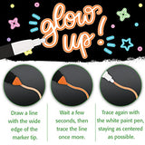 Crayola Signature Neon Markers, Light Effects, 6 Count, Gift for Teens & Adults Crayola