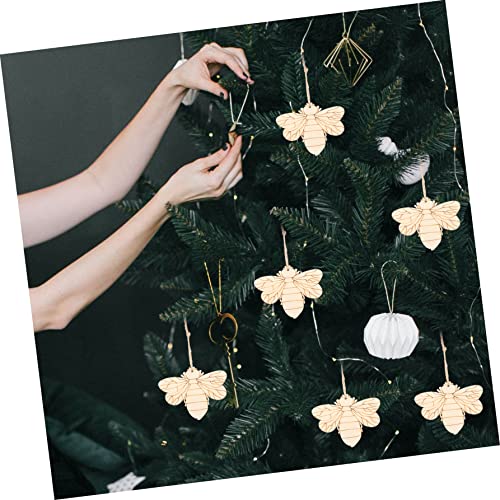 SEWACC 50 Sets Chrysanthemum on Blank Wood Chip Wood Cutouts Ornaments Summer Tree Ornaments Unfinished Wood Slices DIY Spring Decor for Home Wood