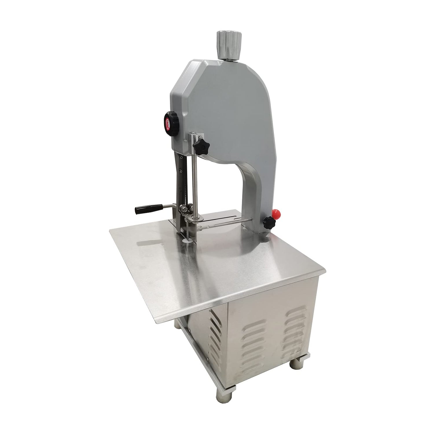 INTSUPERMAI Bone Saw Machine Commercial Heavy-Duty Electric Bone Cutting Machine 1500W Electric Bone Saw Butcher Frozen Meat Cutter with 19.3x17.3 INTSUPERMAI