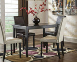 Signature Design by Ashley Kimonte Rectangular Dining Room Table, Black Signature Design by Ashley