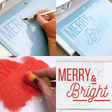 Easy Cut Stencil Sheet Set of 24-12”x12” Acetate Mylar for Cricut Vinyl Cutting – Craft Material ZICOTO